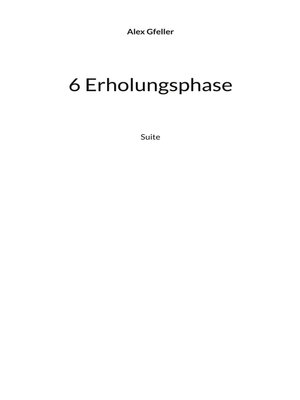 cover image of 6 Erholungsphase